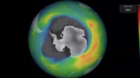 南极出现最大臭氧空洞 面积达到960万平方英里