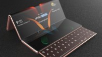 疑似Galaxy Z Fold 3专利图曝光：双折叠屏 带键盘