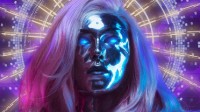 俄妹COS《赛博朋克2077》女歌星 金属光泽的性感