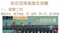 《逆水寒》庄园杂交花详细攻略