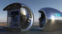 微软飞行模拟主题PC机箱 涡轮发动机造型性能强大