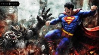 超人VS毁灭日雕像 盛怒的超人挥拳再现经典一幕！