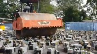 大快人心！马来西亚1000多台非法比特币矿机被碾压销毁