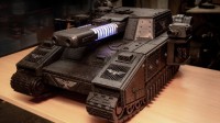 俄罗斯设计师DIY《战锤40K》坦克PC 用时300小时