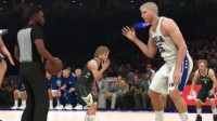 豆丁暴扣三米巨人 NBA2K的自建球员能多“离谱”？