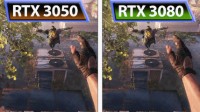 《消逝的光芒2人与仁之战》RTX3080与RTX3050显卡效果对比 光追影响巨大
