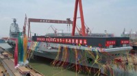 我国第三艘航空母舰下水命名 “福建舰”来了