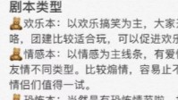 剧本杀关于剧本类型的黑话
