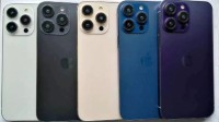 iPhone14 Pro机模曝光：蓝色、紫色款辨识度超高
