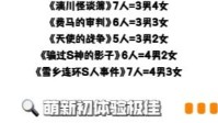 剧本杀萌新推理本分享 萌新推理本推荐
