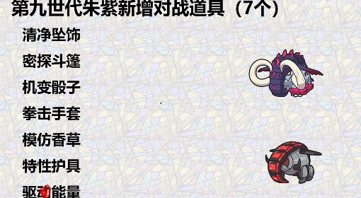 《宝可梦朱紫》新增对战道具视频详解
