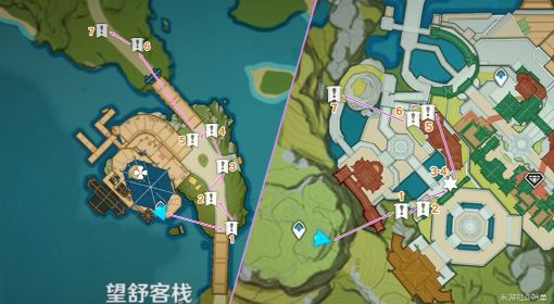 《原神》3.4版霓裳花快速收集路线分享