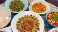 90后夫妻上门做菜6荤5素1汤全包700元 色香味俱全