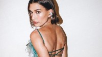 Bieber's wife Hailey posted a photo of a beautiful mermaid on her back in response to being raped by the Internet