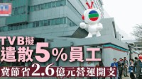 TVB計劃裁員5%：未達預期節目將被終止