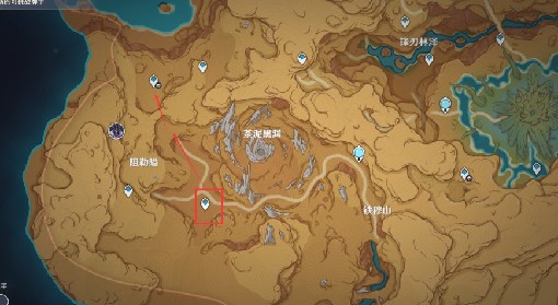 《原神》3.6版本新区域两个地下锚点位置