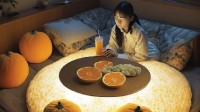 日漫常见梗“暖桌吃橘子” 由AI画出来怎么这么恐怖