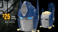 Transformers 7 Officially Unveils Optimus Prime Popcorn Bucket - Worth $25