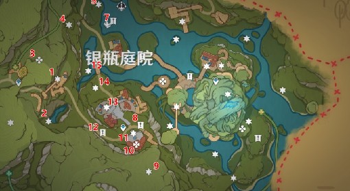 《原神》银瓶庭院西侧欢兴礼券收集攻略