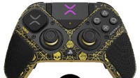 《COD19》限量款PS5手柄：黑金配色搭配骷髅头设计