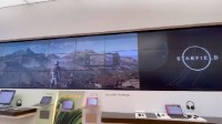 微软实体店《星空》广告：横跨整面墙的屏幕十分壮观