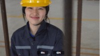 05后女生吊运超700斤混凝土墙 闯入全国决赛获大奖