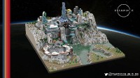 细节满满:《星空》粉丝用6千块积木搭出新亚特兰蒂斯
