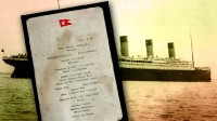 泰坦尼克号头等舱菜单将拍卖 成交价预计高达7万英镑
