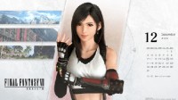 进来领老婆！FF7R官方分享蒂法/爱丽丝12月日历壁纸