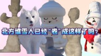 第一批堆雪人的已经卷起来了 随机羡慕哭一个南方人