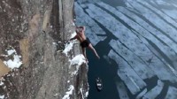 国外男子打破死亡跳水纪录 40米高悬崖跳下安然无恙