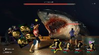 《如龙8》玩法截图：化身外卖员 大战巨齿鲨