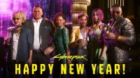 《赛博朋克2077》发布新年贺图！杰克 新年快乐！