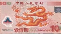 2000年龙年纪念钞已升值18倍：百元涨到1800元！