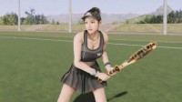 《如龙8》美女主角网球大招展示：分身击球超猛！