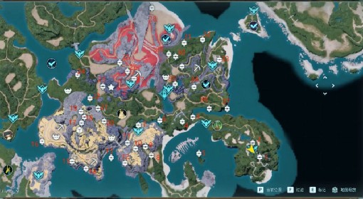 《幻兽帕鲁》地图资源点位合集