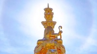 峨眉山金顶惊现巨型日晕 专家：罕见的大气光学现象