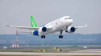 一站直飞新加坡 全球首架C919大飞机首次飞出国门