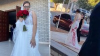 国外婆媳问题也突出：婆婆雇人在婚礼上向新娘泼油漆