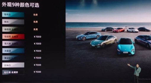 小米汽车SU7外观颜色选配价格一览