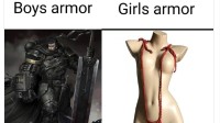 玩家吐槽游戏中女角色越穿越少：没盔甲怎么防御