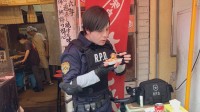 里昂被派往大阪府警察局的第一天：吃个饭先