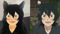 低成本小哥COS迷宫饭伊津津美：但是自家猫猫