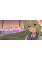 黄昏下的月台上