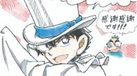 《柯南》新剧场版150亿日元票房破纪录 作者绘制贺图