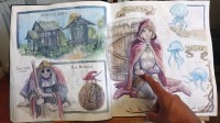 褪色者受苦日记：玩家将《老头环》通关过程绘成画册