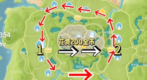 《心动小镇》砍树赚钱线路分享