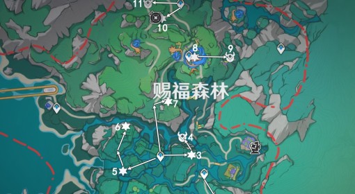 《原神》4.8希穆兰卡露天宝箱收集攻略