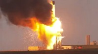 英国太空港火箭测试失败爆炸：现场升起巨大火球