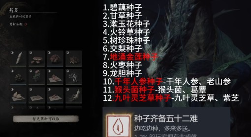 《黑神话：悟空》全种子收集视频攻略